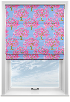 Classic Woodland, Spring Pastels - Twist&Fit Roman Blind